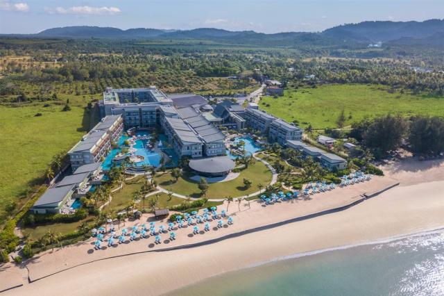 Letecký pohled na hotel