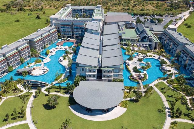 Letecký pohled na hotel