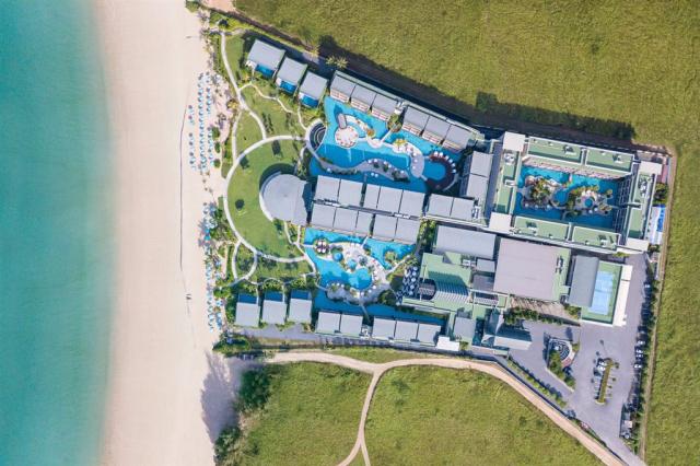 Letecký pohled na hotel