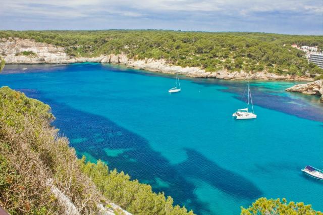 Cala Galdana a apartmány Aljandar