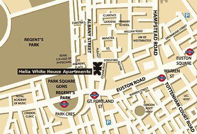 Umístění Melia White House London 4*