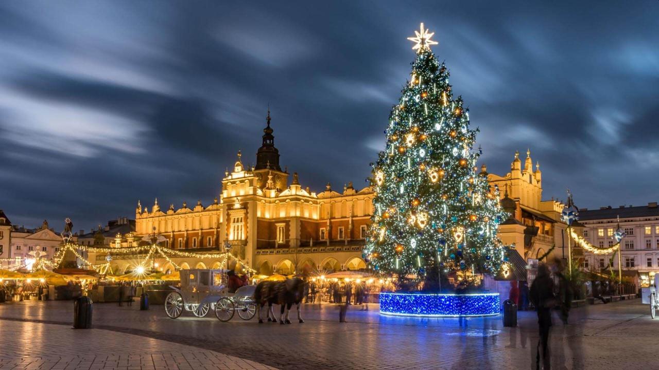 Vánoční Krakow, město králů