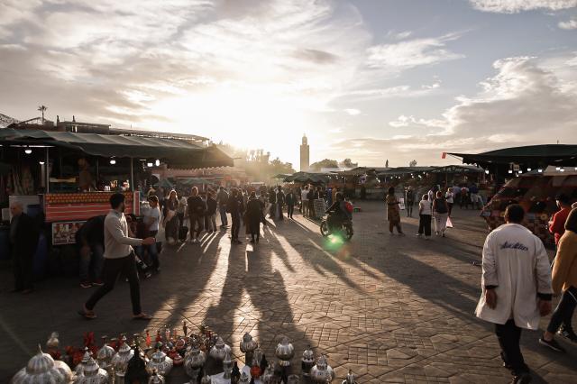 Marrákeš - Náměstí Jemaa el-Fnaa