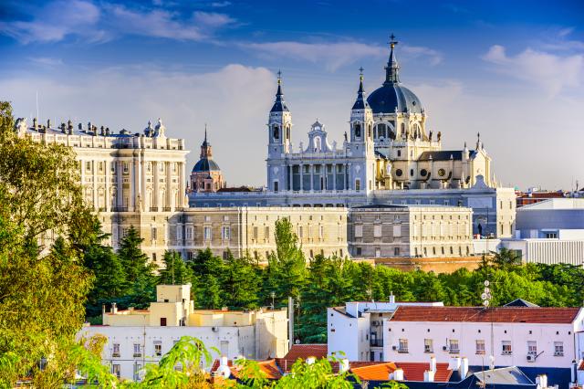 Madrid - královský palác a katedrála