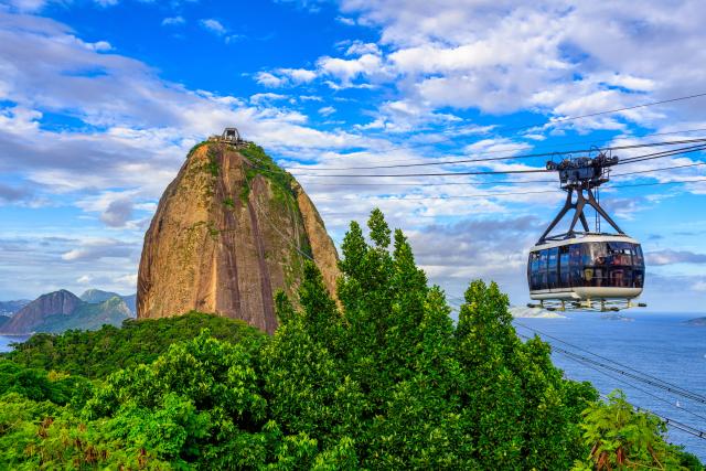 Brazílie - Rio de Janeiro - lanovka na Cukrovou homoli