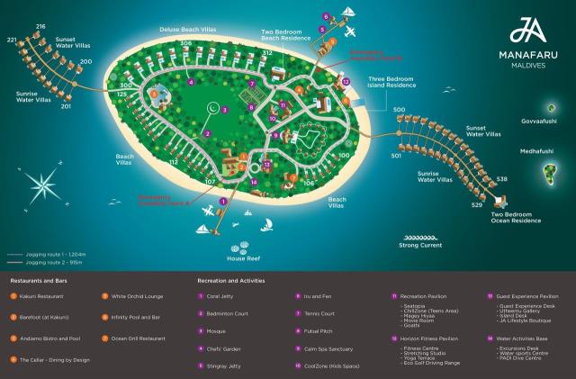 JA Manafaru Map