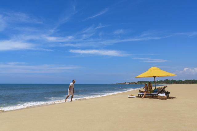 beach and family