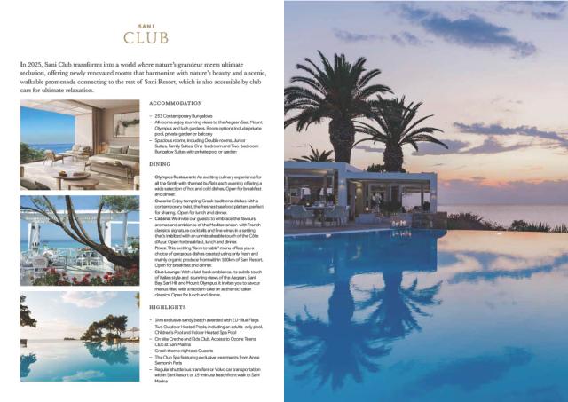 Sani resorts_Fact Sheet_Sani Club