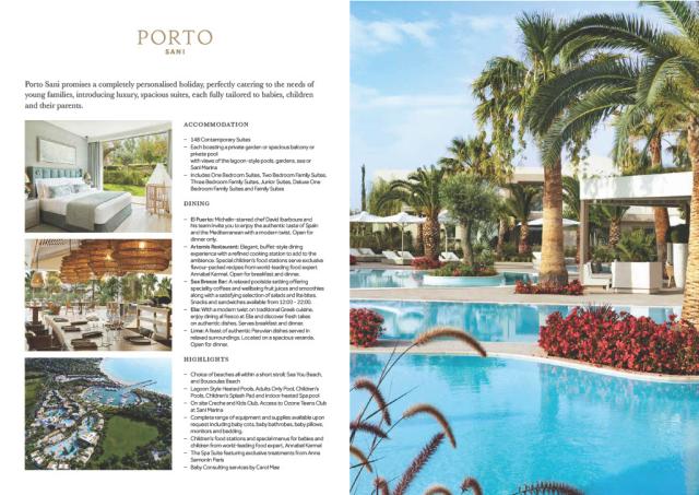Sani resorts_Fact Sheet_Porto Sani