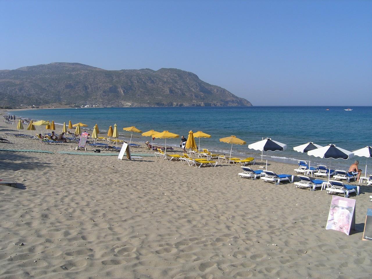 Řecko, Karpathos, Pláž před ubytováním Akti (1)