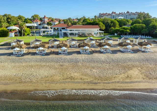 Sirene Belek Hotel Beach _ Drone4