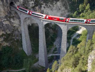 Glacier Express, Matterhorn a Jungfrau