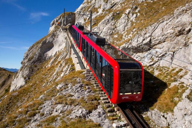 Švýcarské železnice UNESCO a zlatý okruh Pilatus