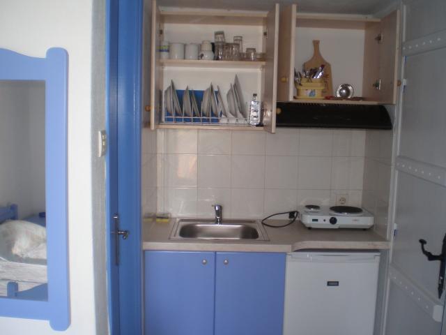 Řecko, Skopelos, Ubytování, Kavouris, Kuchyňka (2)