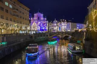 Advent v Lublani a slovinské termály pro mlsouny čokolády a milovníky sektů