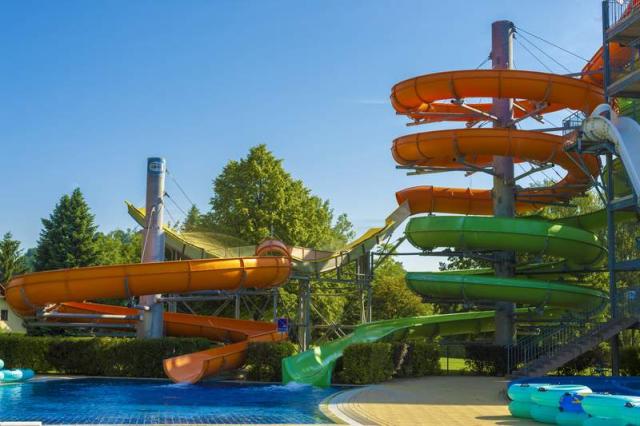 Termální park, letní část