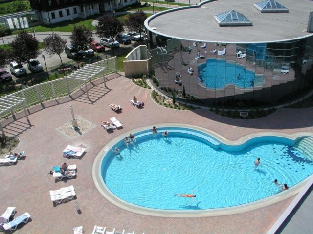 hotel Čatež, hotelové bazény s termální vodou