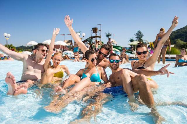 Aqualuna Terme Olimia, otevřena v letních měsících