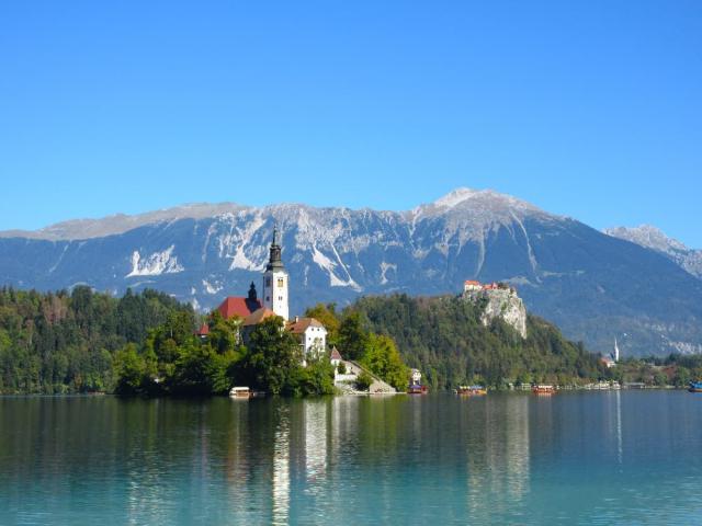 Bled_kostel a hrad
