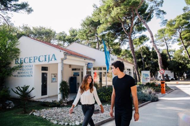 camp park soline, recepce