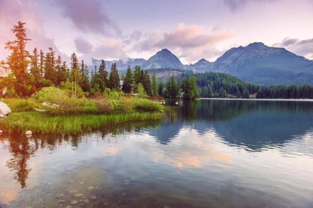 Štrbské pleso.