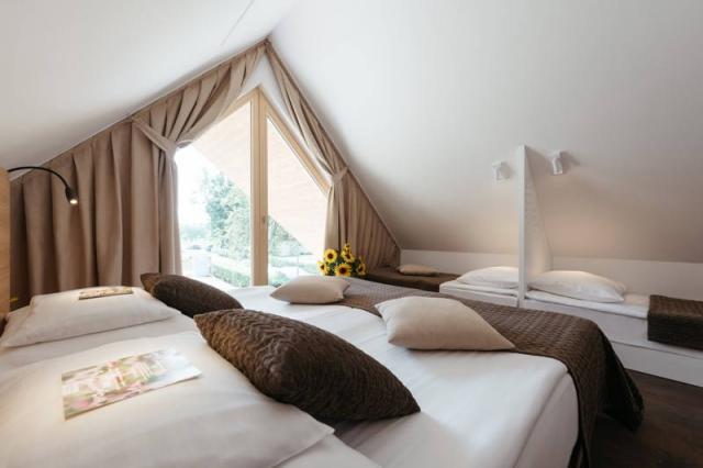 Apartmá poschodí se 4 lůžky.