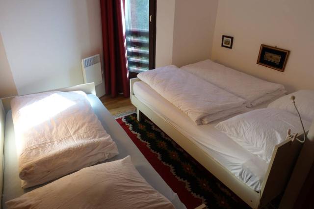 Apartmán 3-lůžková ložnice.