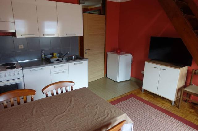 Apartmán kuchyně.