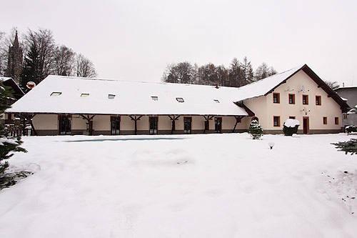Apartmány Kačenka zima exterier.