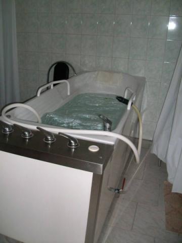 Rehabilitace podvodní masáž.
