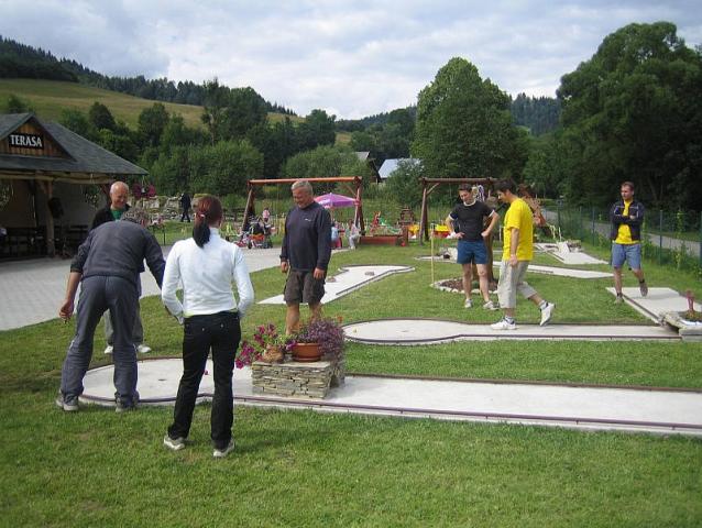 Minigolf.