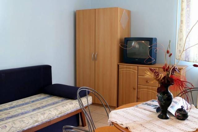 Studio Petra obývací pokoj se 2 přistýlkami.
