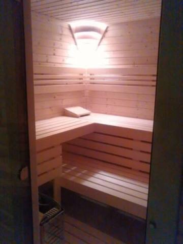 Wellness centrum sauna.