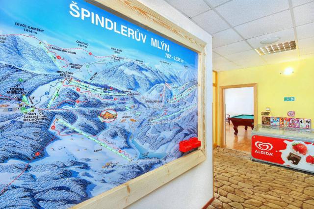 Mapa Špindlerův Mlýn.