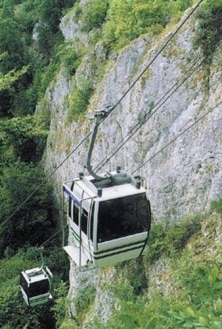 Moravský kras lanovka.