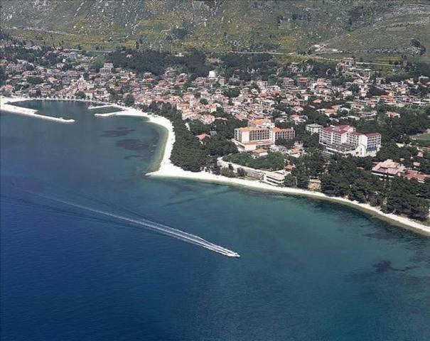 Baška Voda - letecký pohled.