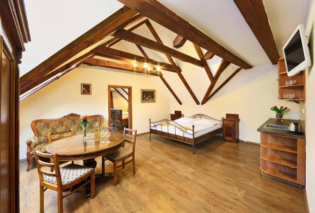 Apartmán 4-lůžkový.