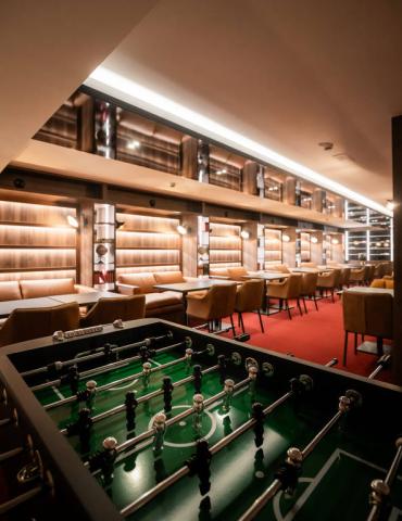 Restaurace suteren.