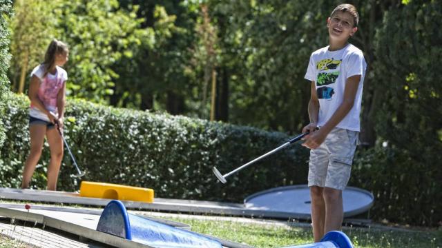Minigolf.