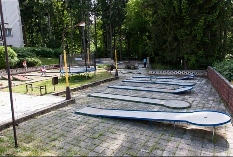 Minigolf.