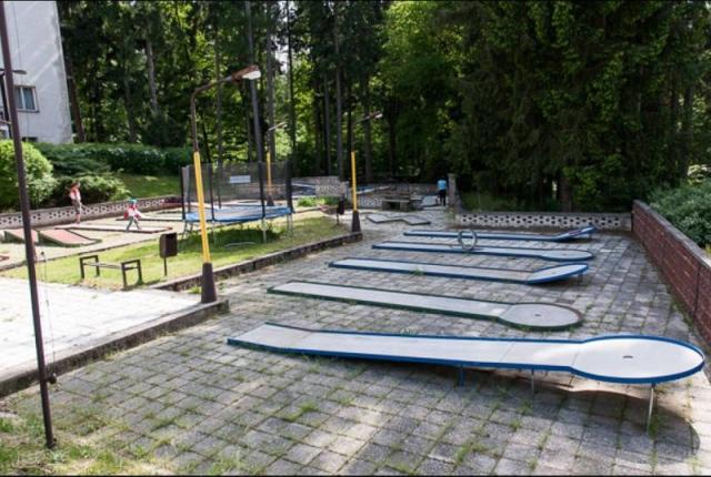 Minigolf.