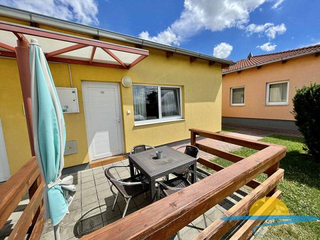 Terasa před apartmánem.
