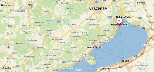 Mapa Balaton.