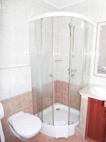 Pokoj hygienické zařízení sprchový kout.
