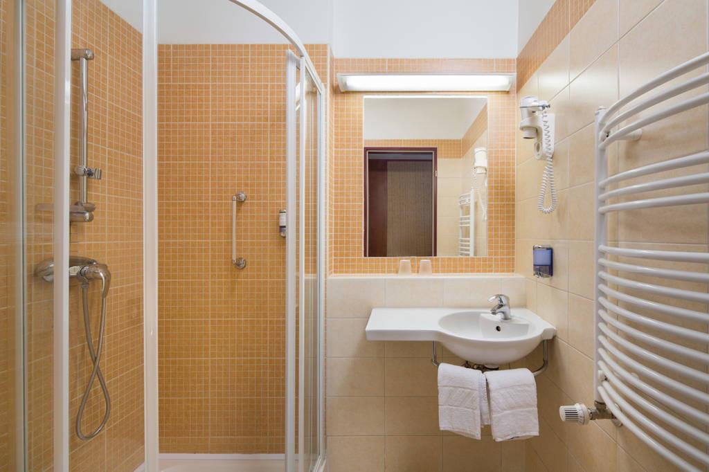 Pokoj Superior hygienické zařízení sprchový kout.