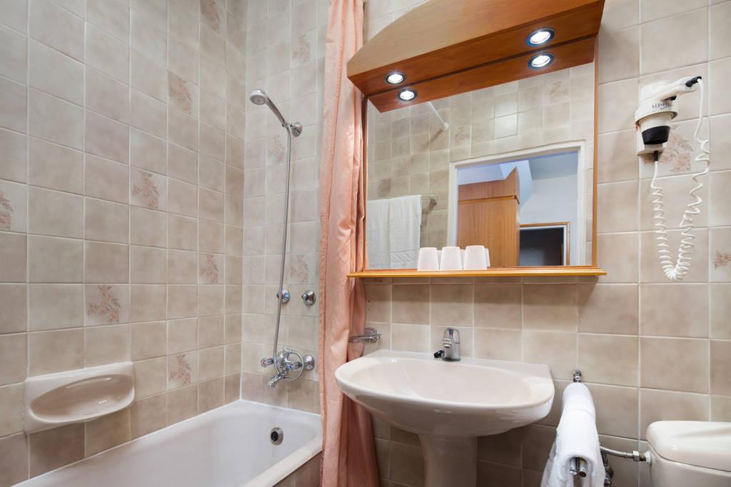 Pokoj Economy hygienické zařízení s vanou.