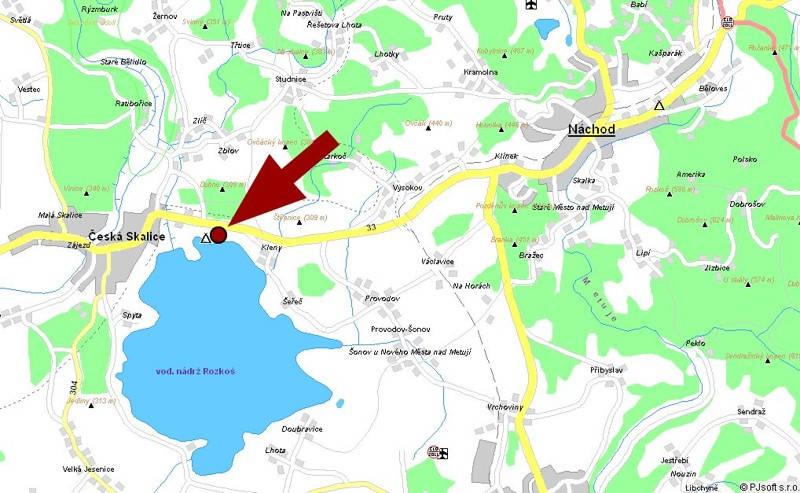 Rozkoš mapa.