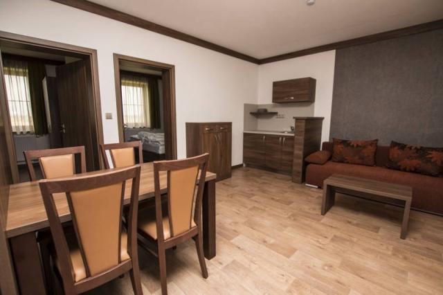 Apartmán obytná místnost.