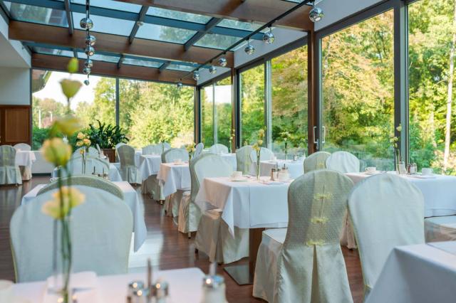 Zimní zahrada restaurace.