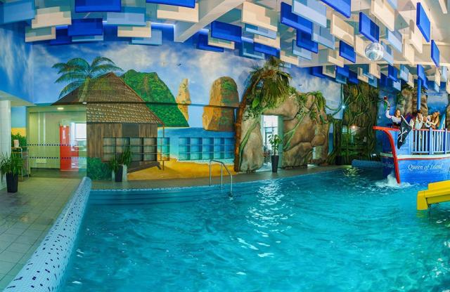 Aquacity bazén vnitřní dětský se slanou vodou.